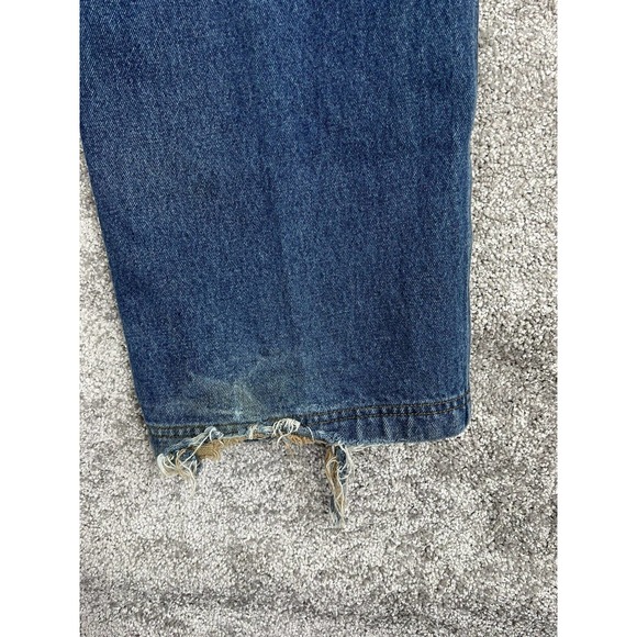 Duluth‎ Trading Relaxed Straight Leg Jeans Mens Size 48x30 Blue Denim Fire Hose - Picture 11 of 12